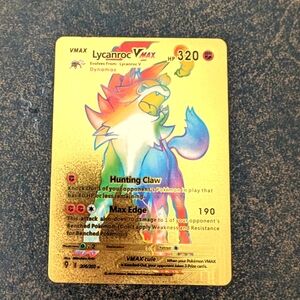 Pokemon Lycanroc Vmax Full Art Secret Rainbow Rare 213/203 - Evolving Skies